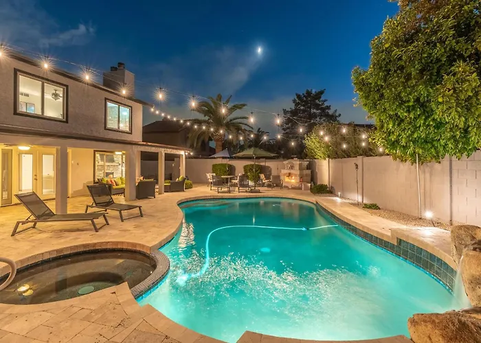Zion Mirage Kierland Pool Firepit Dog Friendly Holiday home Phoenix