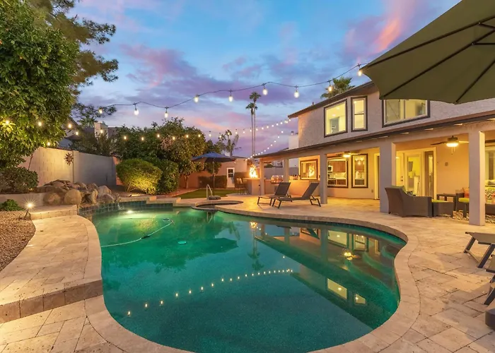 Zion Mirage Kierland Pool Firepit Dog Friendly Holiday home Phoenix