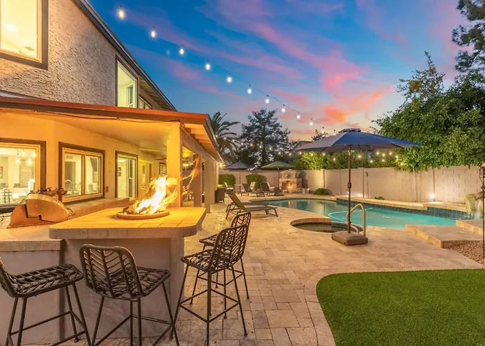 Zion Mirage Kierland Pool Firepit Dog Friendly Holiday home